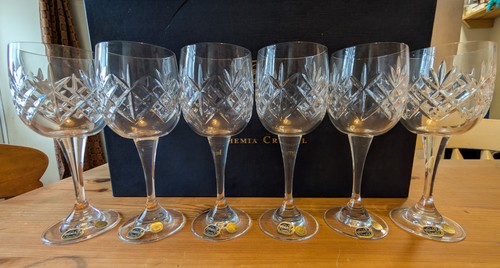 Bohemia crystal wine glasses - crystal,