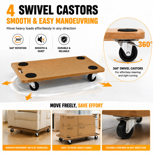 Heavy duty dolly trolley 200kg - duty,