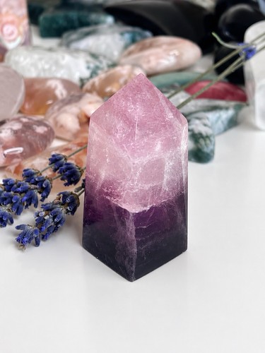 Candy pink purple fluorite - candy,