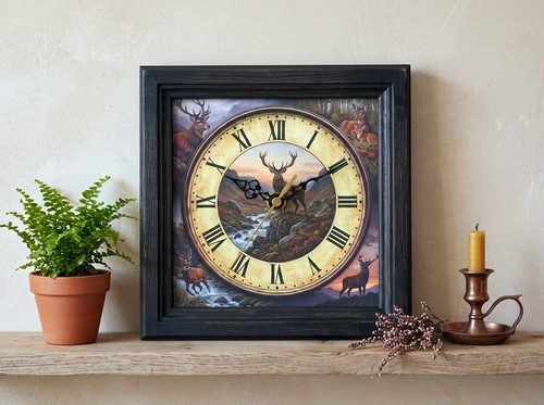Scottish stag wall desk - or,