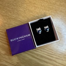 Buckingham Jewellery Owl Blue
