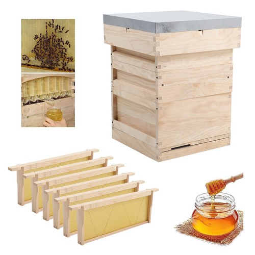 National wooden beehive - uk,