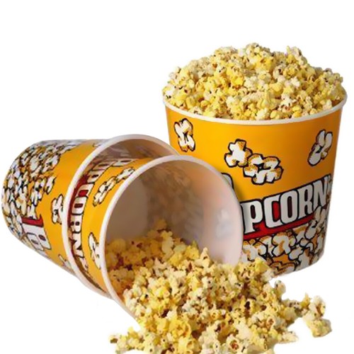 Retro style plastic popcorn - retro,