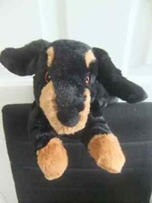 12" DACHSHUND PUPPY DOG BLACK
