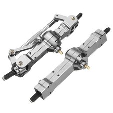 Front+Rear Bridge Axle Drive Shaft For WPL HengLong 1/16 RC Car Military Truck