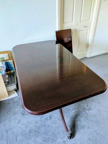 Mahogany extending dining - mahogany,