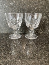 Pair of Stuart Crystal Ludlow
