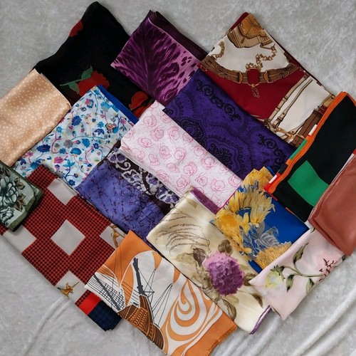 Vintage job lot mixed - lot, scarves