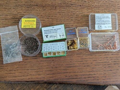 Pocket watch parts - parts,, screws