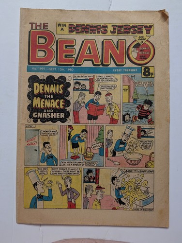 Beano comic 1991 - no, 1991,