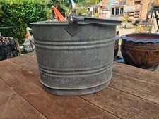 Quality Galvanised Mop Bucket Watertight Use As Is Or A Garden Planter.