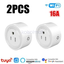 2Pcs Wireless WiFi Smart Plug