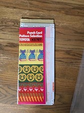 Toyota Punch Card Patterns