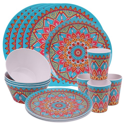 16pcs melamine dinner set - melamine,