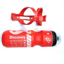 750ML Mountain Bike Bicycle Water Bottle and Holder Cage Cycling Jogging Sports