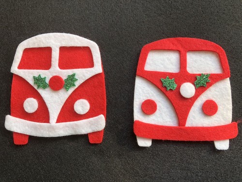 Felt camper van - felt, shapes