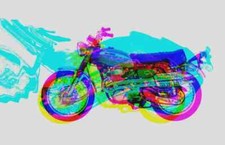 A3 Photo Honda CL350 1970 Ltd