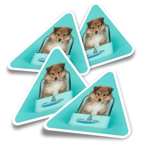 Triangle stickers - 4x,