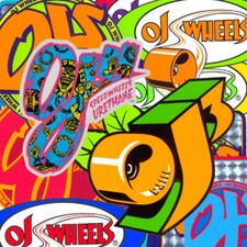 OJ WHEELS - Skateboard Sticker