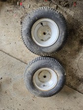 18 6.50 8 mtd lawnflite ride on rear mower wheels Tyre yardman two back 