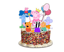 PERSONALISED PEPPA PIG  7 pc