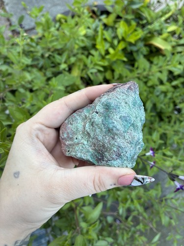 Fuschite raw rough gemstone - raw,