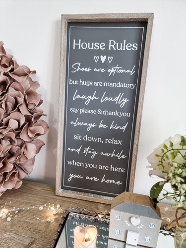 Shabby chic happy house - shabby, rules