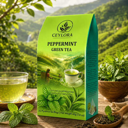 Ceylora peppermint green - peppermint, tea
