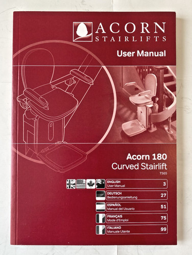 Acorn 180 curved stairlift - acorn,