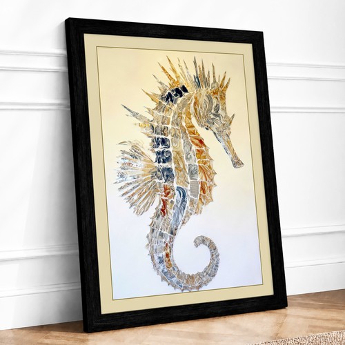 Ornamental seahorse boho - ornamental,