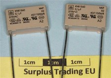 ISKRA KNB1560 0.1µF 275Vac X2 RFI Suppression Capacitor MKP (Pk of 2)