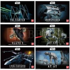 Bandai Star Wars Model Kits X-Wing Tie Fighter AT-ST AT-AT Slave 1 B-Wing Revell