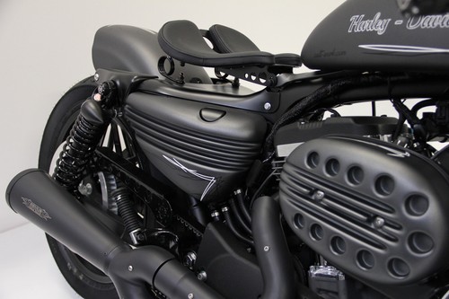 Custom bobber oil tank battery - tank,