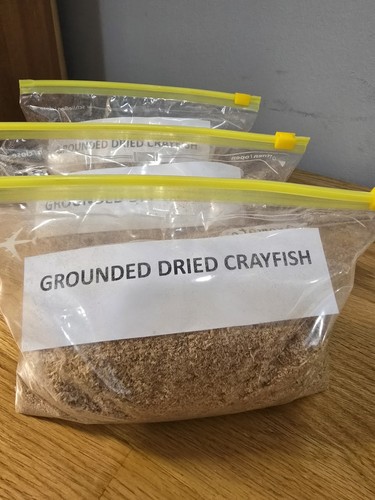 Smoked dried ground - dried, crayfish