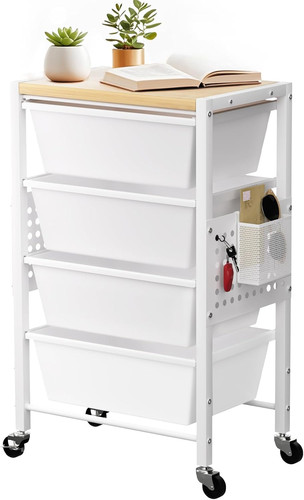 Rolling cart with drawers - cart,