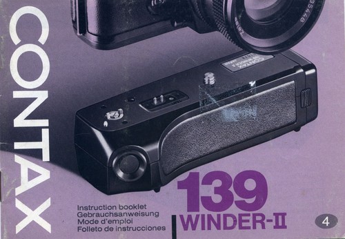 Contax 139 winder - 139, winder-ii