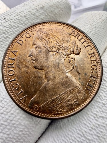 1866 victorian one penny - victorian,