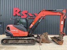 Kubota KX080-4 y2018 3 Buckets