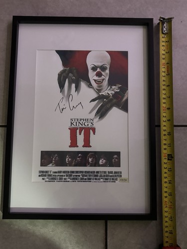 Tim curry signed poster - signed,