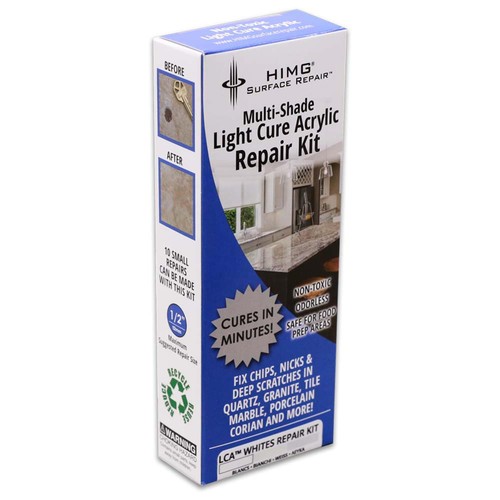 White tones quartz worktop - -,