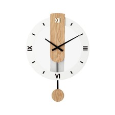 Wooden Pendulum Clock Wall
