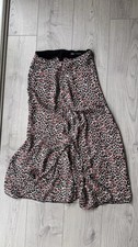 Zara Centre Split Long Leopard