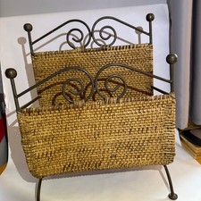 Vintage Wicker & Metal