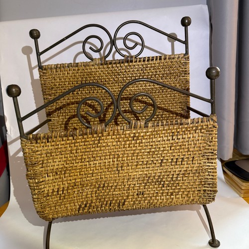 Vintage wicker metal - vintage, &