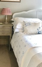 Cabbages & Roses Catherine Rose Blue Double Duvet Set  with lots of Extras