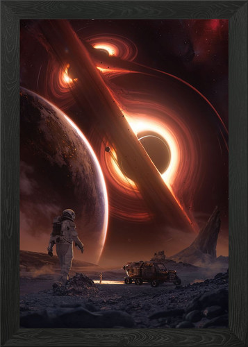 Cosmic tango framed wall art - cosmic,