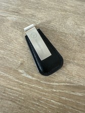 Mercedes-Benz Genuine Leather & Chrome Keyring/Keyfob/keytag