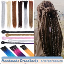 Synthetic Dreadlocks Extensions Single Ended Crochet Dreads Handmade Afro Twist