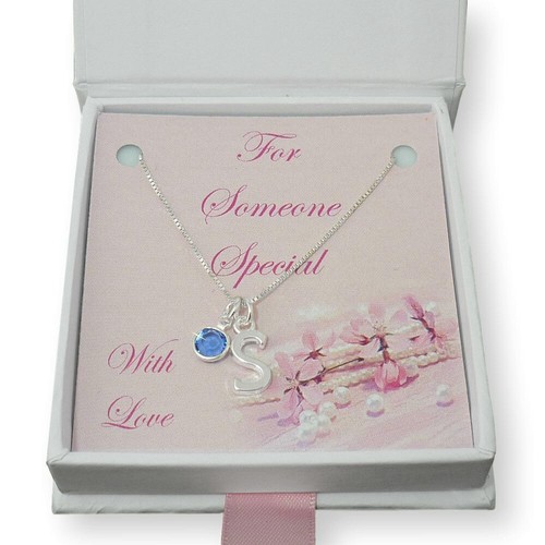 Necklace with letter and - with,