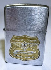 Zippo Lighter US Naval Station Mayport Florida Military Memorabilia 1978